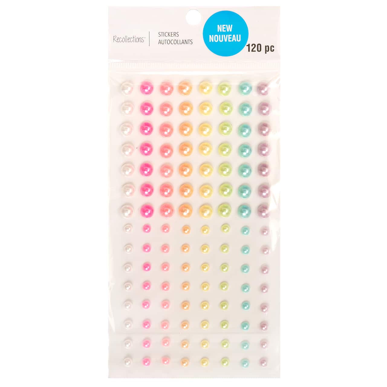 Multicolour Pearl Stickers by Recollections™